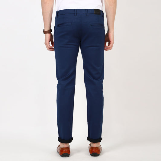 Slim fit flat front chinos Olive