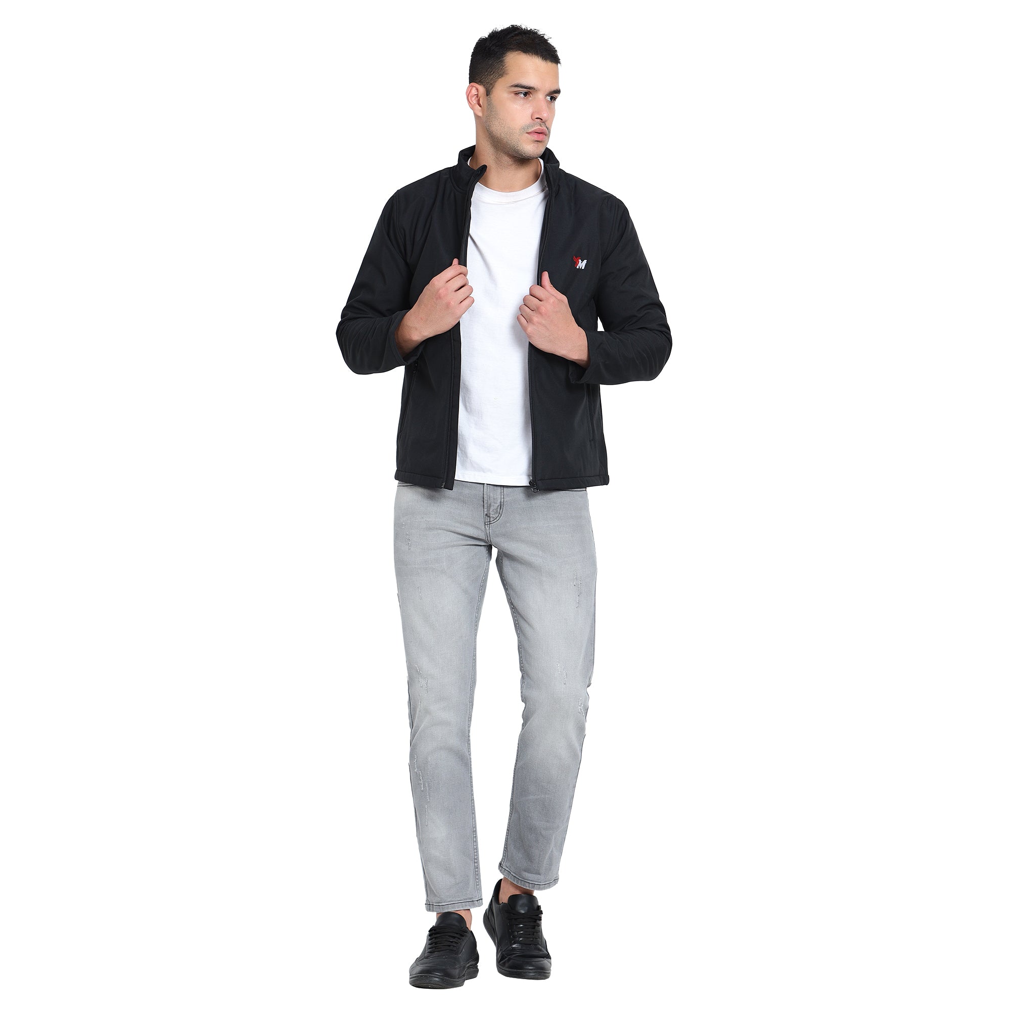 Mentoos Black Water Resistant Jacket
