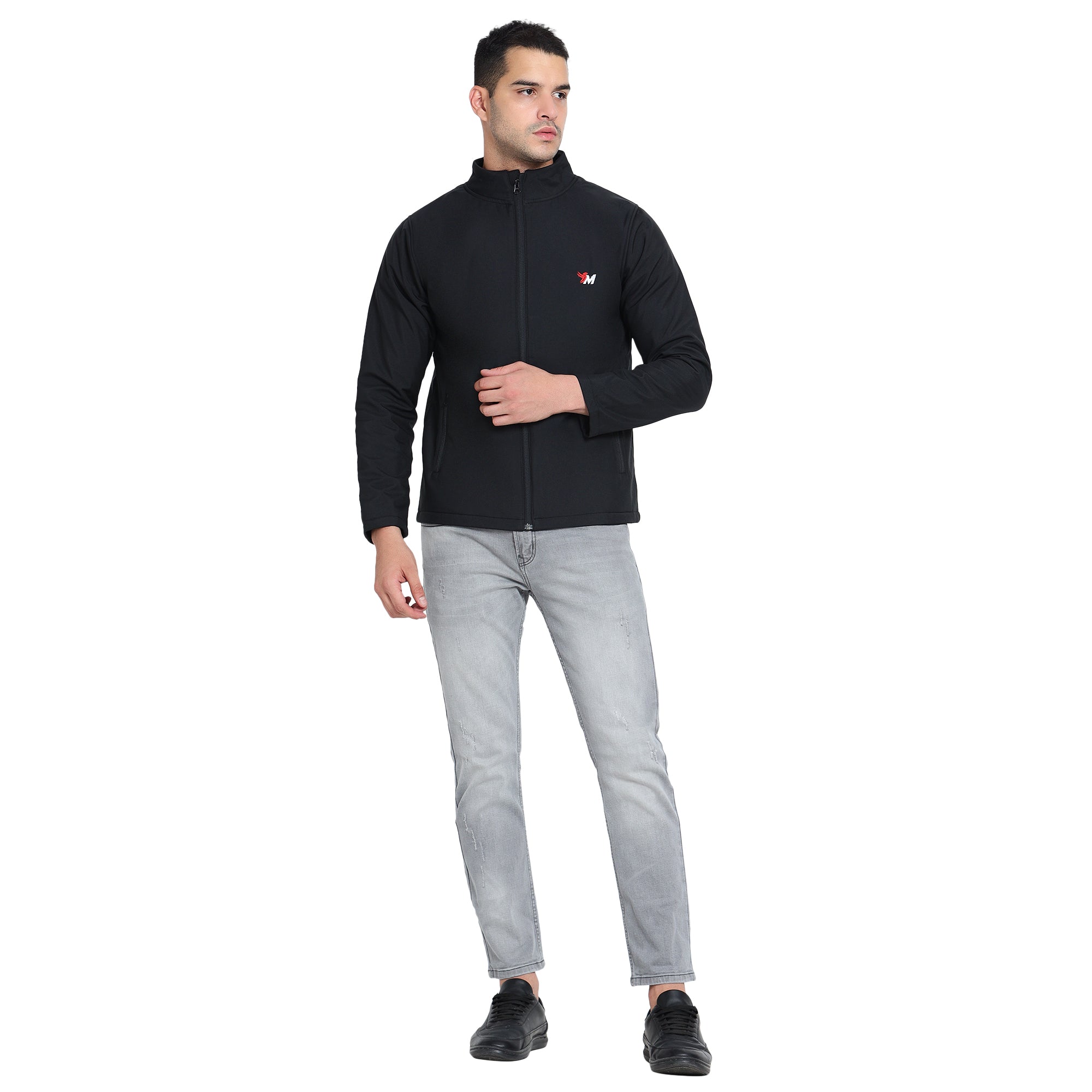 Mentoos Black Water Resistant Jacket