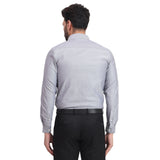 Mentoos Grey Cotton Solid Shirt – Formal & Casual Wear