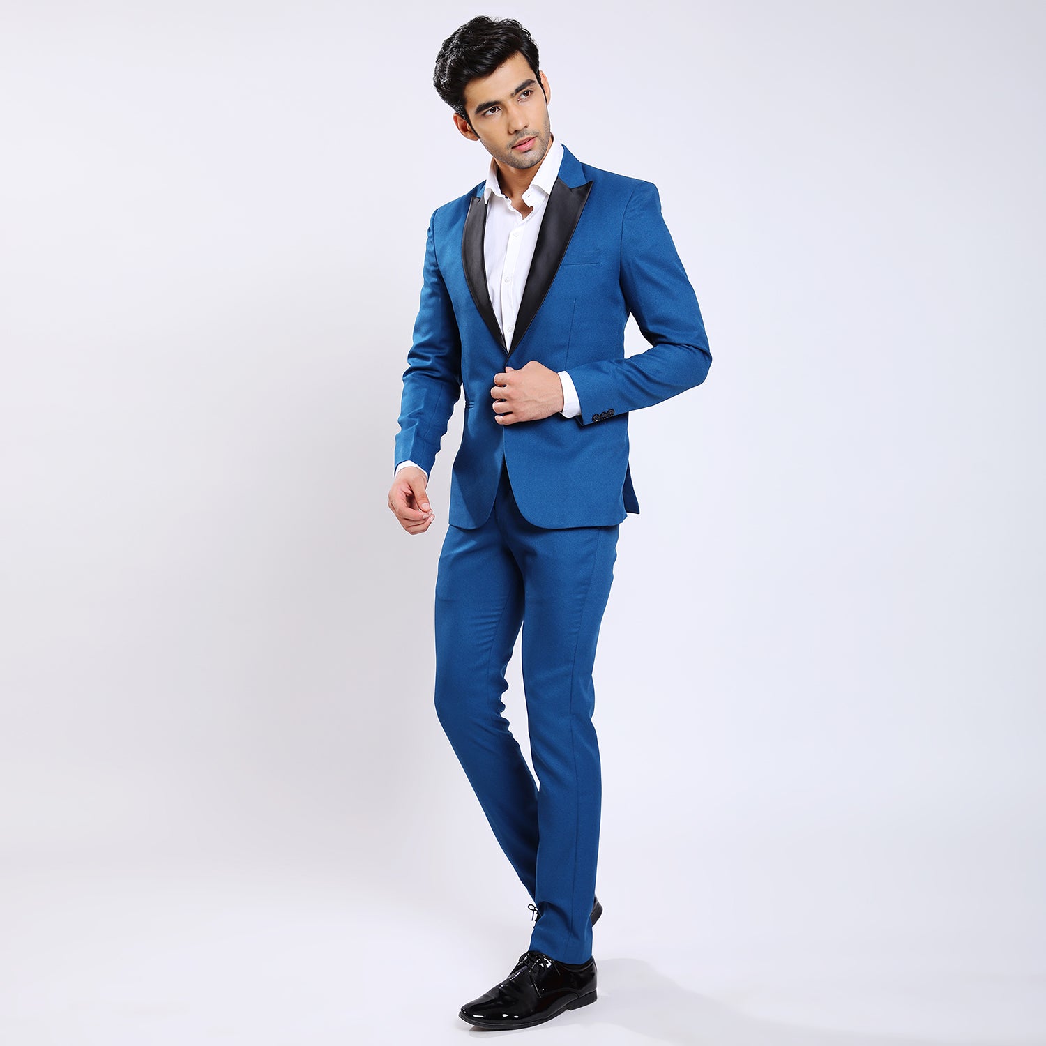 Mentoos Rama Blue Tuxedo Suit