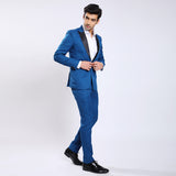 Mentoos Rama Blue Tuxedo Suit