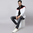 Mentoos Colourblocked Zipper Sweatshirt Black