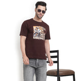 Mentoos Classic Brown Cotton T-Shirt – Ultimate Comfort & Style