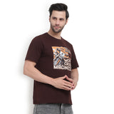Mentoos Classic Brown Cotton T-Shirt – Ultimate Comfort & Style