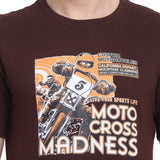 Mentoos Classic Brown Cotton T-Shirt – Ultimate Comfort & Style