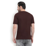 Mentoos Classic Brown Cotton T-Shirt – Ultimate Comfort & Style