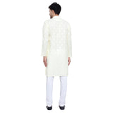 Awadhshree Men's Yellow Cotton Blend Kurta Pajama Set - Elegant Ethnic Wear For All Occasions