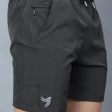 Slim fit shorts with slip pockets_Grey Mentoos