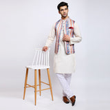 Awadhshree Satin Printed Nehru jacket Multi
