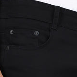 Slim fit flat front trouser__Black