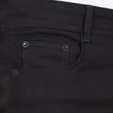 Slim fit flat front trouser Black
