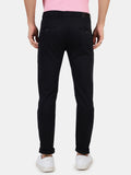Slim fit flat front chinos_Black