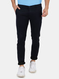 Slim fit flat front chinos Brown