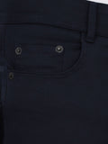 Slim fit flat front trouser__Blue