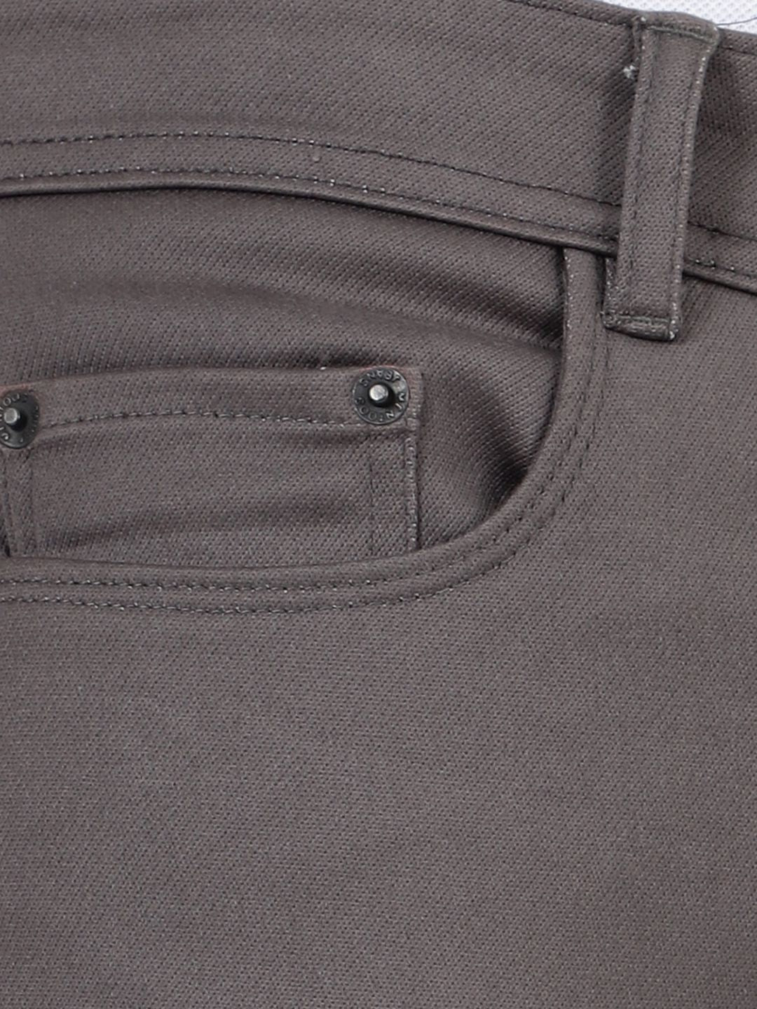Slim fit flat front trouser Grey
